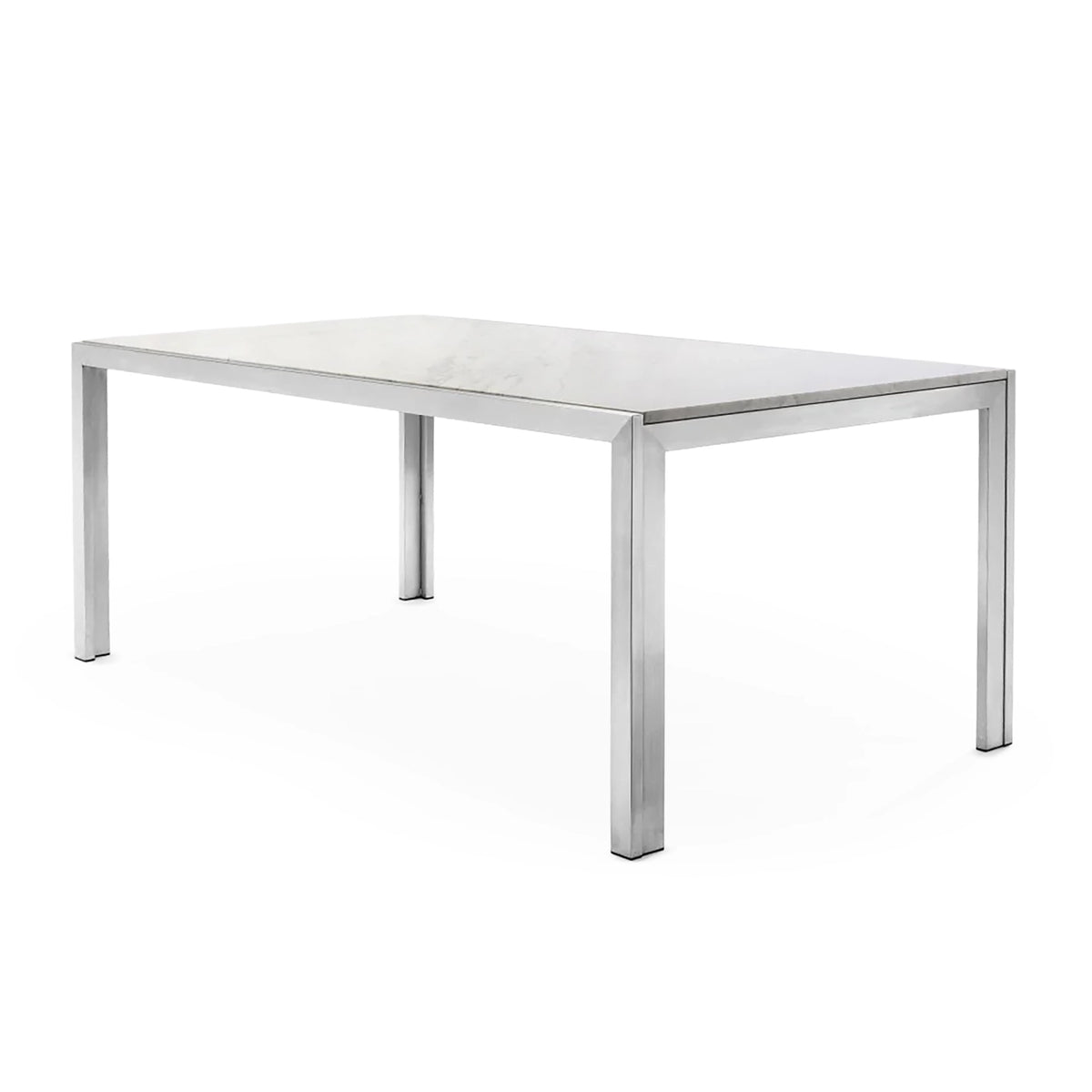 Case Study® Stainless Steel Rectangle Dining Table
